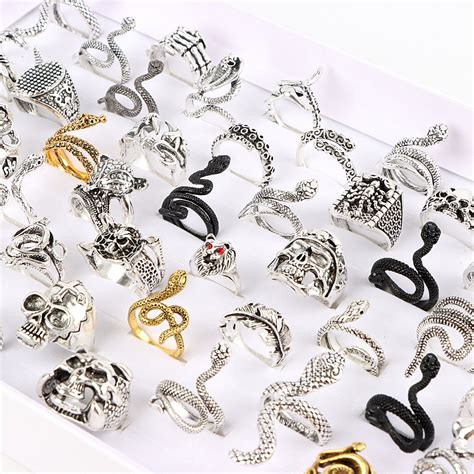 Snake Ring Men Jewelry Rings Snake Men Women Ring Men Punk Lot