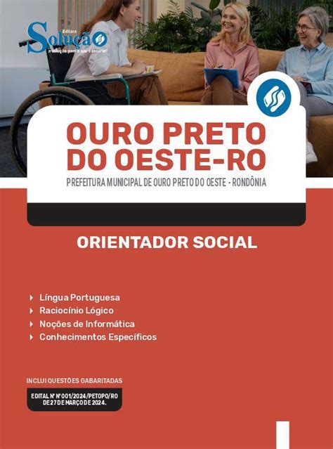 Apostila Prefeitura De Ouro Preto Do Oeste RO 2024 Orientador Social