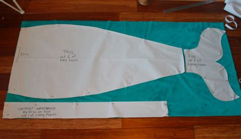 Mermaid Tail Costume Pattern