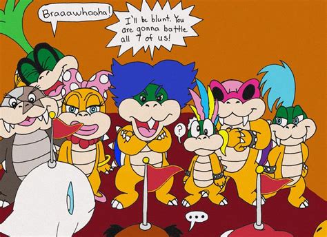 Goomba Team Vs The Koopalings Mario And Luigi Bowser Paper Mario