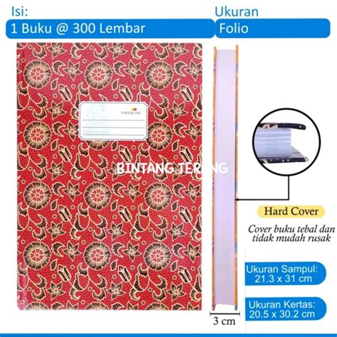 Buku Tulis Folio 300 Siplah