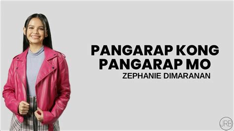 Pangarap Kong Pangarap Mo Zephanie Dimaranan Idol Philippines Youtube