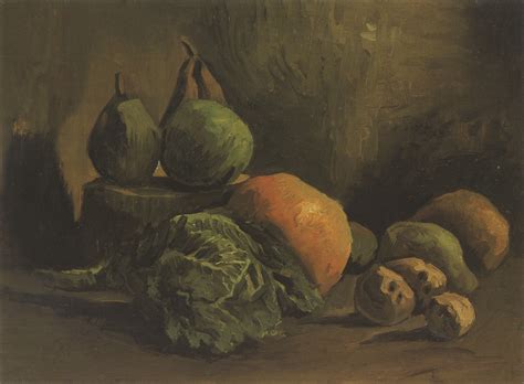 Still Life With Fruit And Vegetables Nuenen Vincent Van Gogh