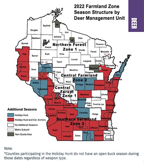 Wi Dnr Deer Zone Map Cordie Chantalle