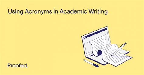 How To Use Acronyms In Academic Writing Proofeds Writing Tips