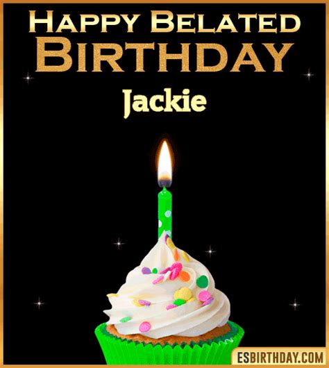 Happy Birthday Jackie  🎂 Images Animated Wishes【28 S】