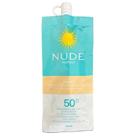 Protector Solar Nude Spf X Ml Con Color Variedades Sys