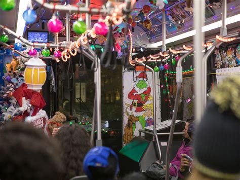 Driver Keeps Commuters Jingling All The Way With Christmas Themed