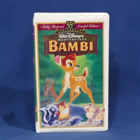 Vhs Disney S Masterpiece Collection Bambi Limited Edition Th