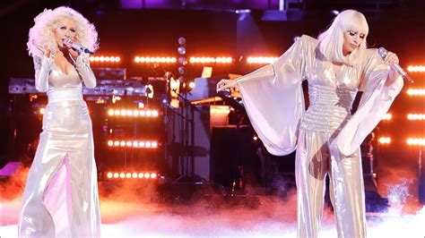 Lady Gaga And Christina Aguilera Do What You Want Live On The Voice