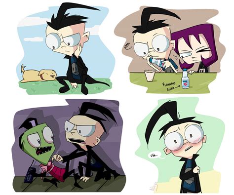 Dib Gaz Zim And More Dib Invader Zim By Nieyx On Deviantart