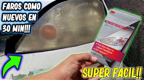 Como Pulir Faros De Un Auto Con Lija Kit Pulidor M Facil De Hacer