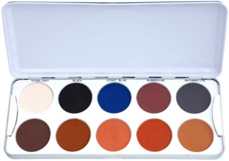 Kryolan Basic Eyes Paleta De Sombras De Ojos Colores Notino Es