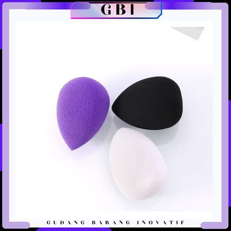 Jual Gbi Beauty Blender Tear Drop Egg Spons Make Up Colorfull Sponge