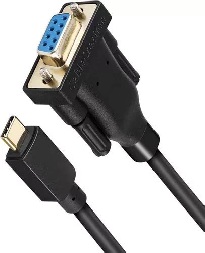 Cablecreation Adaptador Serie Usb C A Rs Con Chip Pl Env O Gratis