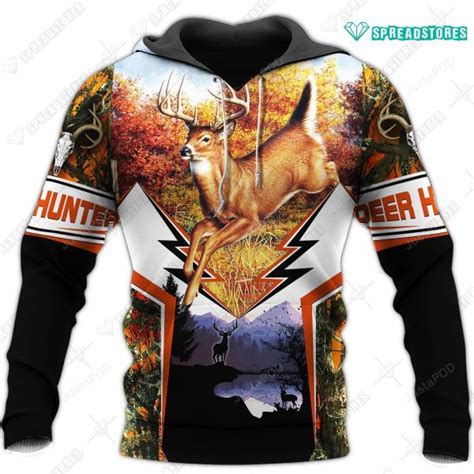 Beautiful Deer Hunting 3d Hoodie Teeruto