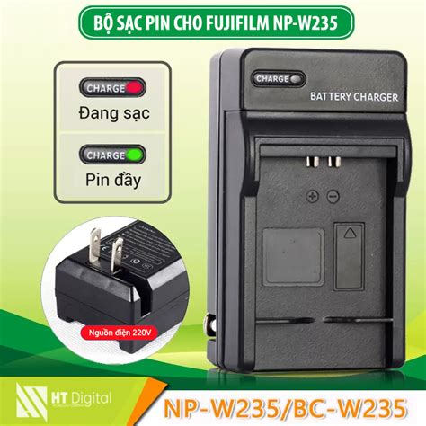 Bộ Sạc NP W235 Cho Pin Máy Ảnh Fujifilm XH2 XH2s XT5 XT4 GFx100s X T4