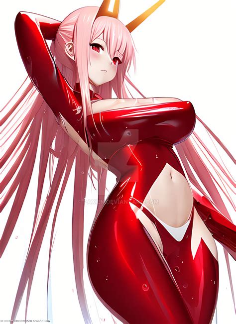 Zero Two From Darling In The Franxx Clothed Ski By Paxien On Deviantart