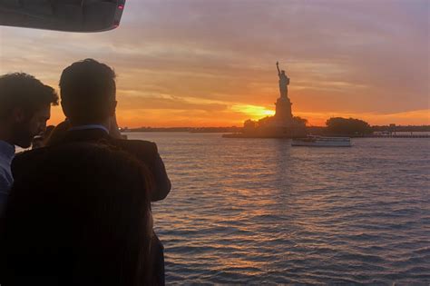 NYC Skyline and Statue of Liberty Harbor Lights Night Cruise