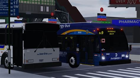 Roblox MTA 2021 NovaBus LFS Hev 9648 Bx9 Local Bus To Riverdale 262