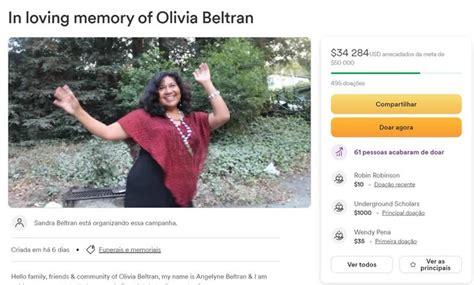 Olivia Beltran GoFundMe Campaign | Olivia Beltran Facebook Livestream ...