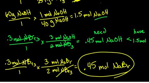 Stoichiometry And Limiting Reactant