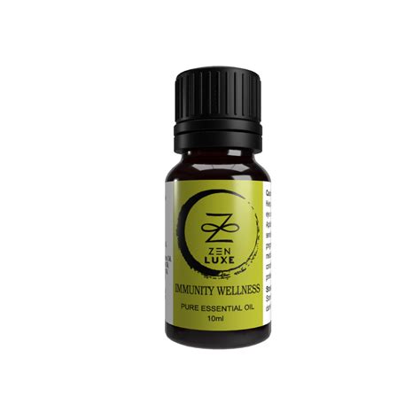 Immunity Wellness Pure Essential Oil Blend Zen Luxe