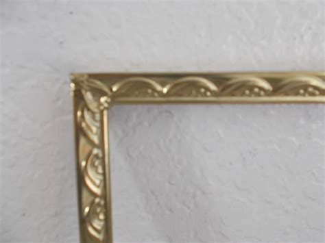 Vintage Gold Picture Frame X Photo Decoration Mid Century Etsy