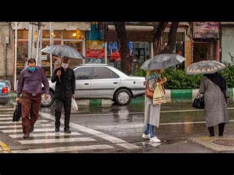 Driving On A Beautiful Rainy Day In Tehran Pov IRAN 2023 YouTube