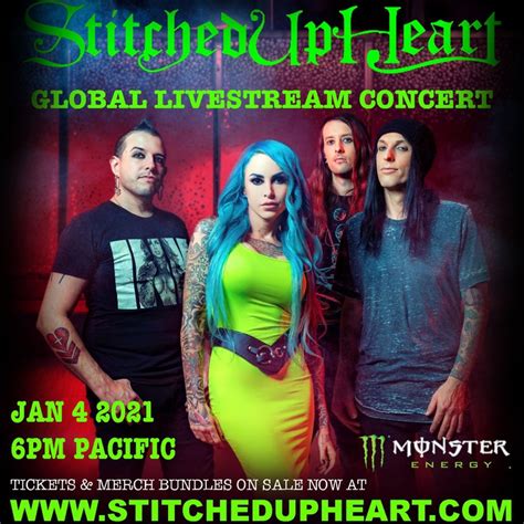 Stitched Up Heart’s Live Stream Concert Jan 04, 2021 | Bandsintown