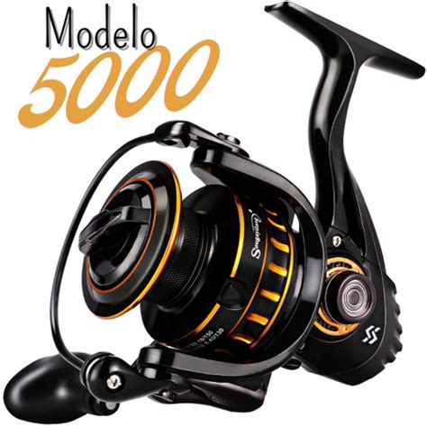 Molinete 5000 Importado Ideal p Pesca Pesada Drag de 20 kg em Promoção