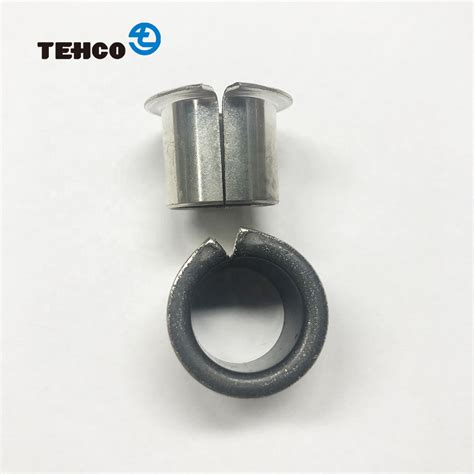 Factory PTFE Self Lubricating Flanged Bushes Oilless DU Bushings Made