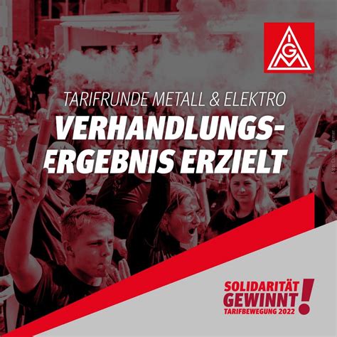 Verhandlungsergebnis In Der Tarifrunde Der Metall Und Elektroindustrie