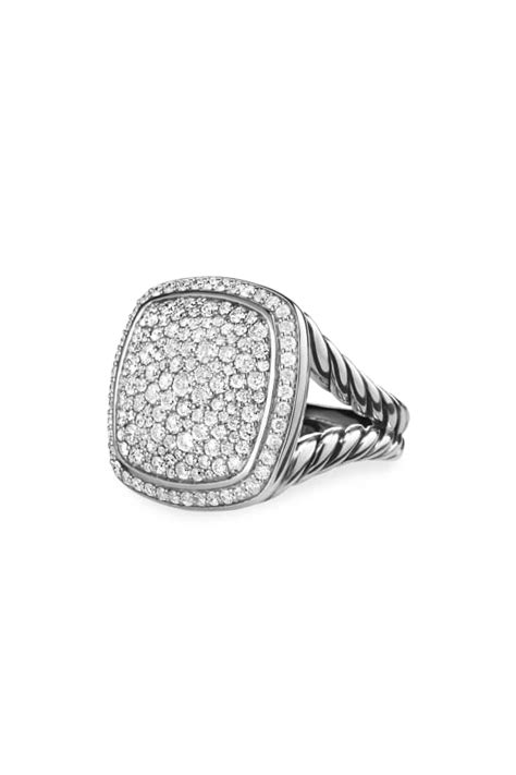 David Yurman 14mm Albion Pave Diamond Ring Neiman Marcus