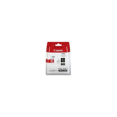 CANON Cartouche D Encre PGI 550XL BK TWIN PACK Pas Cher Auchan Fr