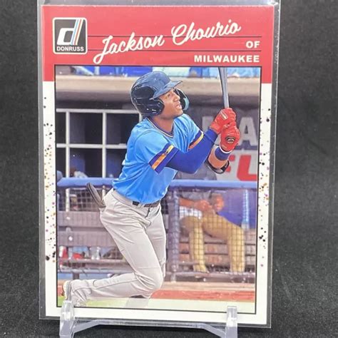 Donruss Retro Jackson Chourio Milwaukee Brewers Rookie Prospect