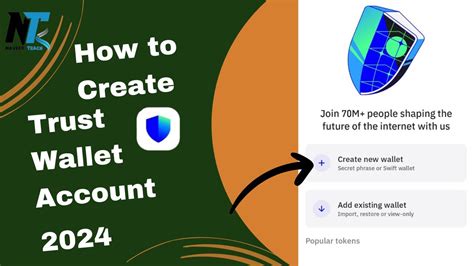 How To Create Trust Wallet Account Trust Wallet Account Kaisey