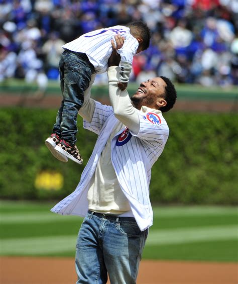 Derrick Rose and his adorable son wore matching shirts to the Kids ...