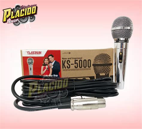 Platinum KS 5000 Heavy Duty Wired Microphone Lazada PH