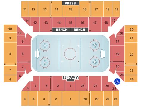 Visions Veterans Memorial Arena Tickets And Seating Chart Event Tickets Center