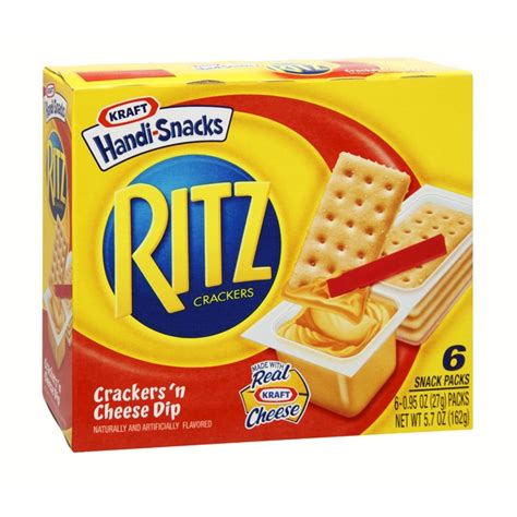 Kraft Handi-Snacks Ritz Crackers 'n Cheez - 6 ct