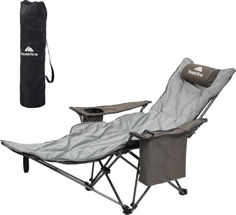 Amazon Reclining Camping Chair With Removable Footrest Lounge