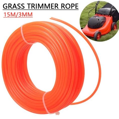 M Roll Nylon Grass Trimmer Rope Flexible Grass Cutter Tri