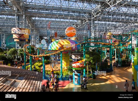 Nickelodeon Universe Amusement Park In Mall Of America Features An Indoor Roller Coaster And