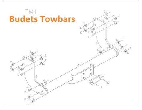 Mercedes Sprinter Van 2018 To 2024 Rwd Tow Trust Flange Tow Bar Uk