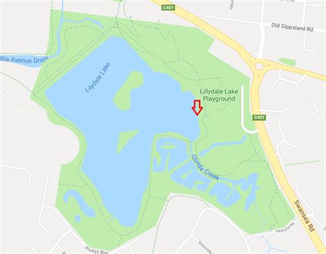 Lilydale Lake Map | PaddleHub