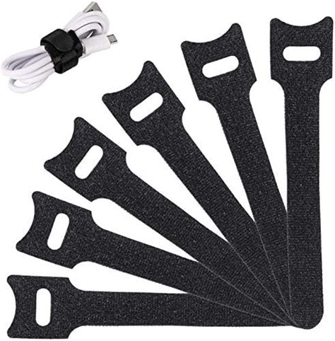 Amazon Reusable Cable Ties Management Microfiber Fastening Cloth