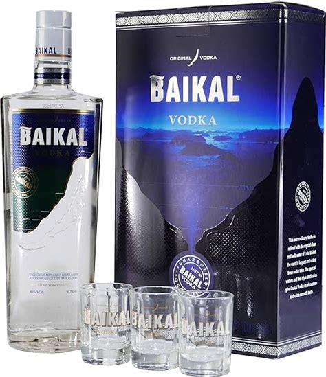 Baikal Vodka Geschenkpackung Amazon De Bier Wein Spirituosen