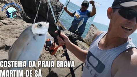 PESCA NA COSTEIRA PRAIA BRAVA MARTIM DE SÁ CARAGUÁ YouTube