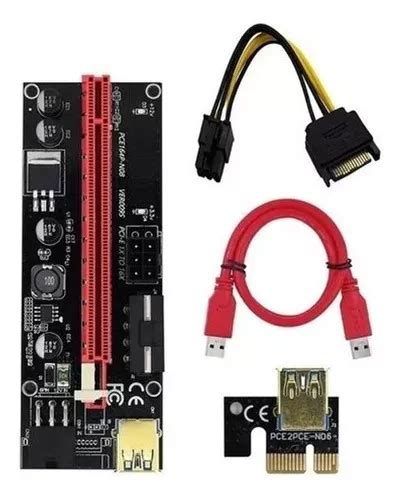 Your Pci E Riser Extender 009S 16X Placa Grafica Usb 3 0 Negro